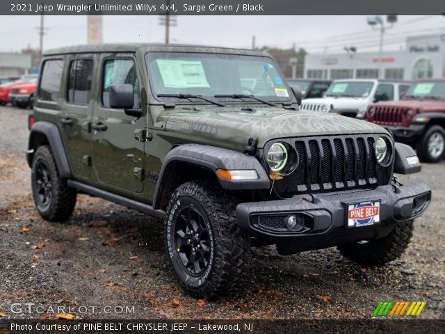 2021 Jeep Wrangler Unlimited Willys 4x4 in Sarge Green
