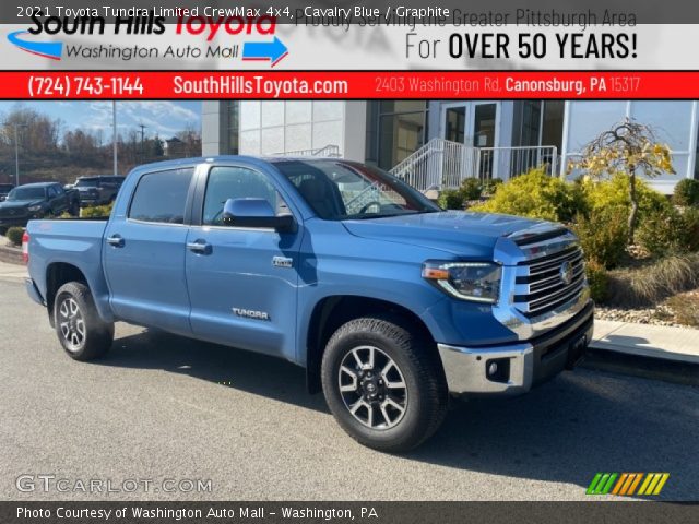 2021 Toyota Tundra Limited CrewMax 4x4 in Cavalry Blue