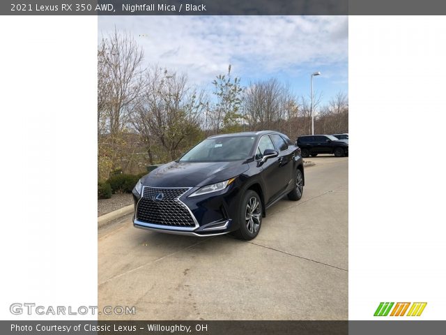 2021 Lexus RX 350 AWD in Nightfall Mica