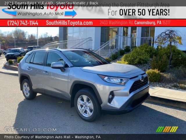 2021 Toyota RAV4 XLE AWD in Silver Sky Metallic
