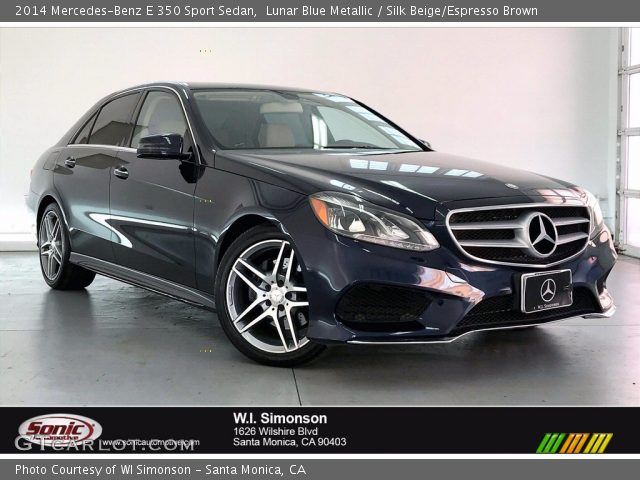 2014 Mercedes-Benz E 350 Sport Sedan in Lunar Blue Metallic