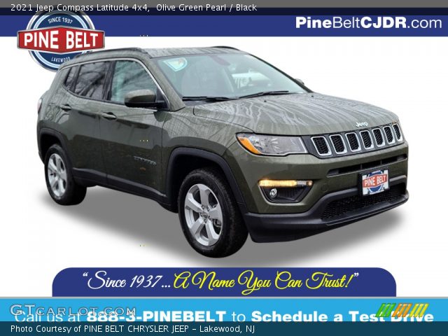 2021 Jeep Compass Latitude 4x4 in Olive Green Pearl