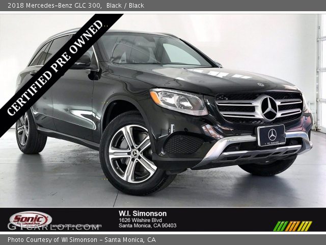 2018 Mercedes-Benz GLC 300 in Black