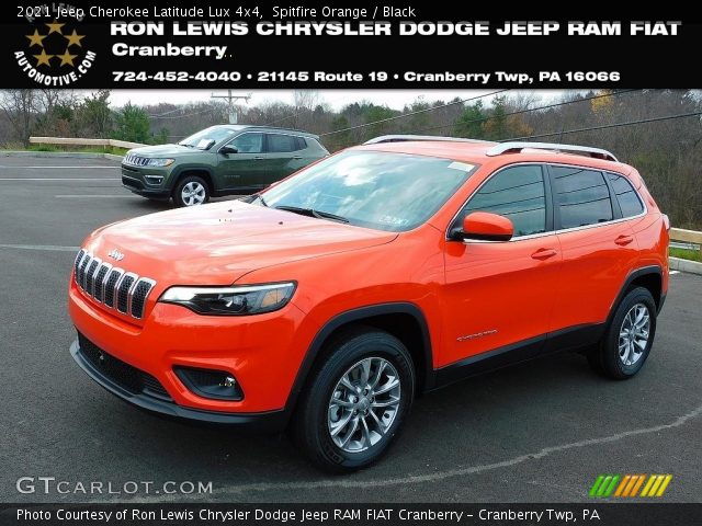 2021 Jeep Cherokee Latitude Lux 4x4 in Spitfire Orange