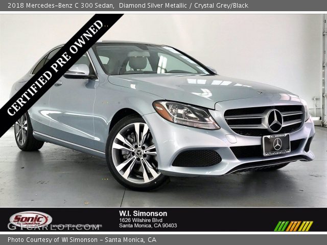 2018 Mercedes-Benz C 300 Sedan in Diamond Silver Metallic
