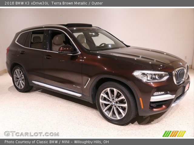 2018 BMW X3 xDrive30i in Terra Brown Metallic
