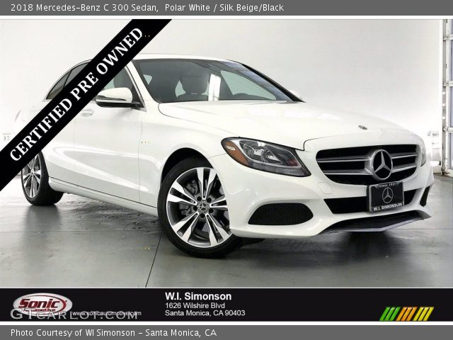 2018 Mercedes-Benz C 300 Sedan in Polar White