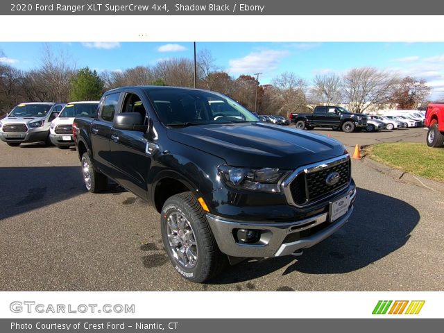 2020 Ford Ranger XLT SuperCrew 4x4 in Shadow Black