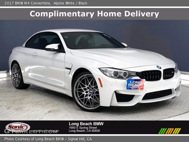 2017 BMW M4 Convertible in Alpine White