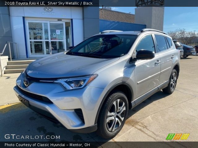 2018 Toyota RAV4 LE in Silver Sky Metallic