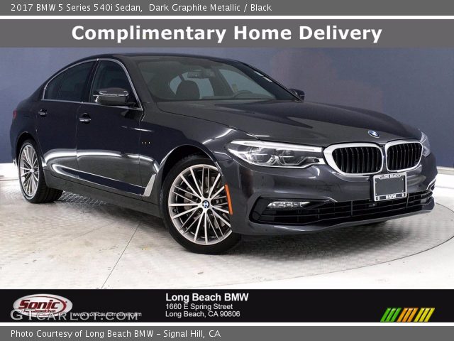 2017 BMW 5 Series 540i Sedan in Dark Graphite Metallic