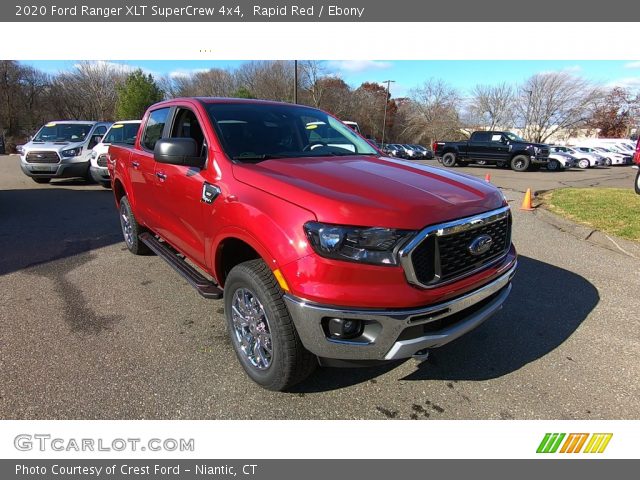 2020 Ford Ranger XLT SuperCrew 4x4 in Rapid Red
