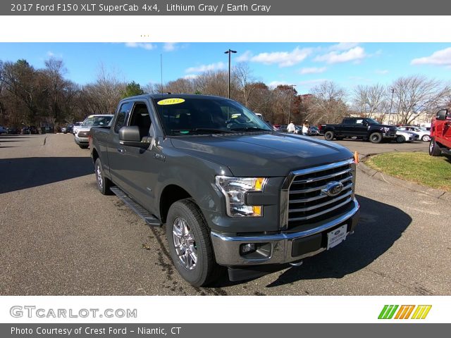 2017 Ford F150 XLT SuperCab 4x4 in Lithium Gray