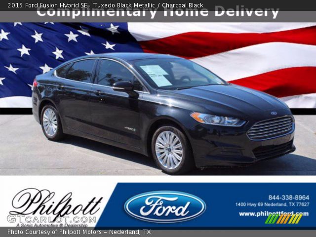 2015 Ford Fusion Hybrid SE in Tuxedo Black Metallic