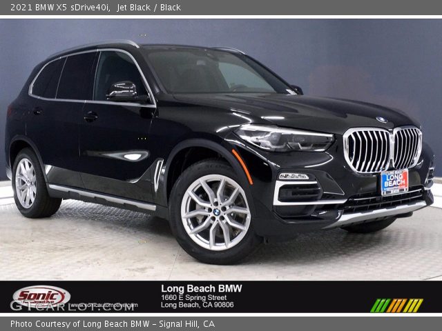 2021 BMW X5 sDrive40i in Jet Black