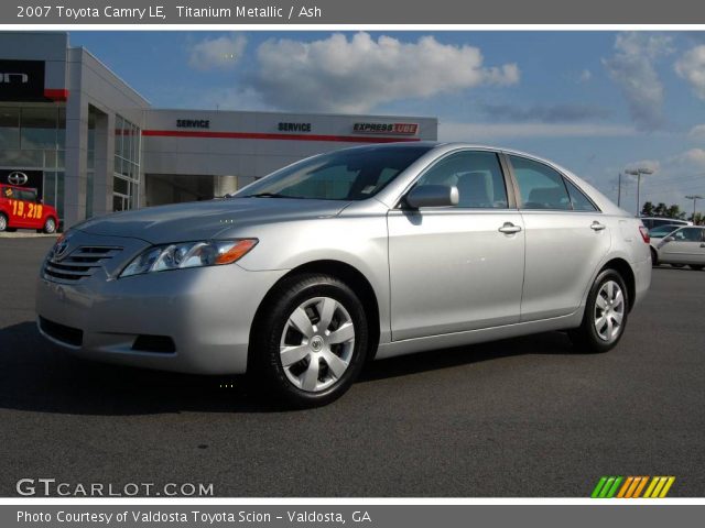 2007 Toyota Camry LE in Titanium Metallic