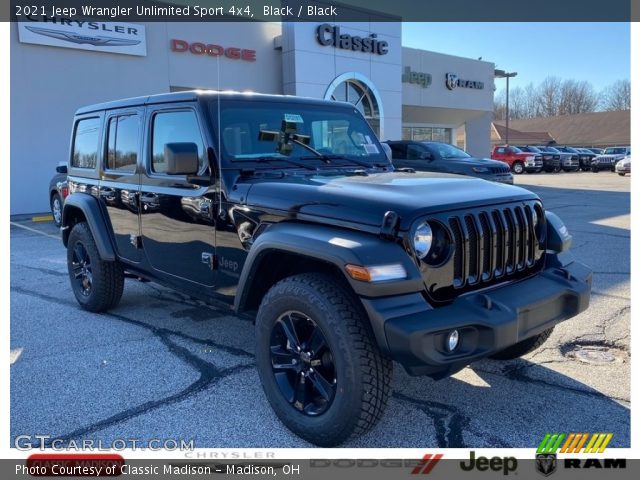 2021 Jeep Wrangler Unlimited Sport 4x4 in Black