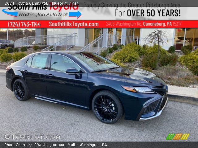 2021 Toyota Camry XSE in Blueprint