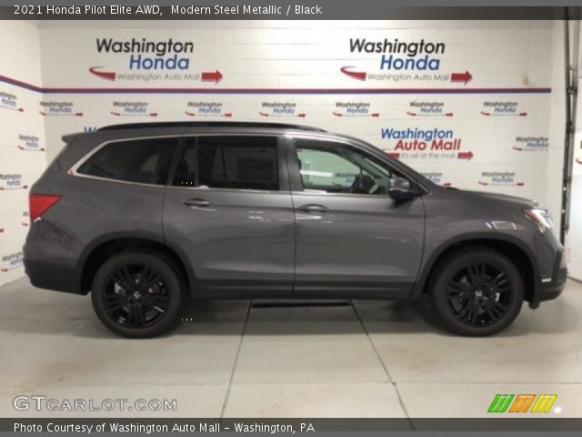 2021 Honda Pilot Elite AWD in Modern Steel Metallic