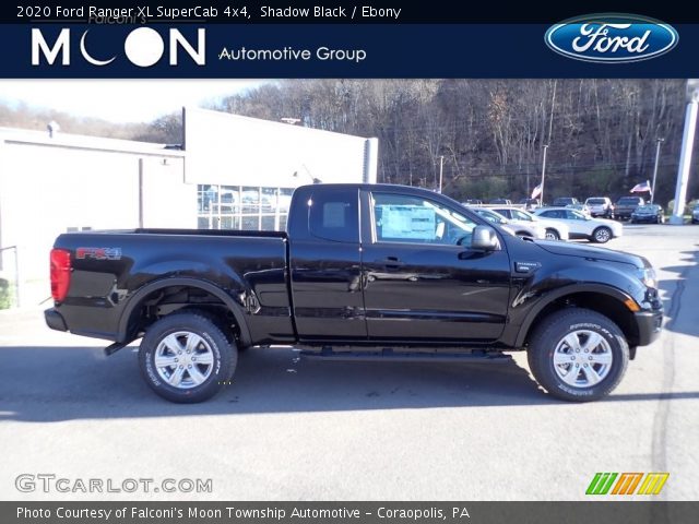 2020 Ford Ranger XL SuperCab 4x4 in Shadow Black