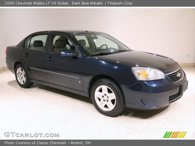 2006 Chevrolet Malibu LT V6 Sedan in Dark Blue Metallic