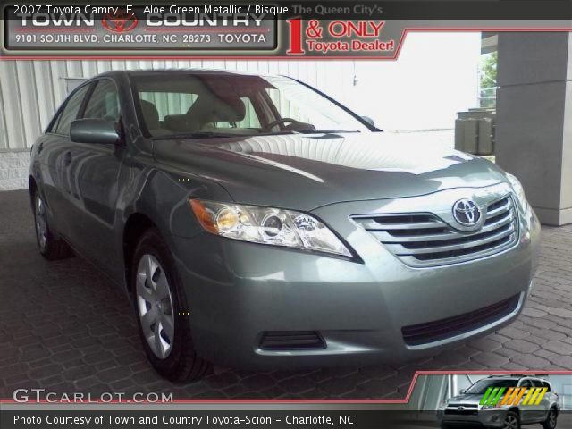 2007 Toyota Camry LE in Aloe Green Metallic