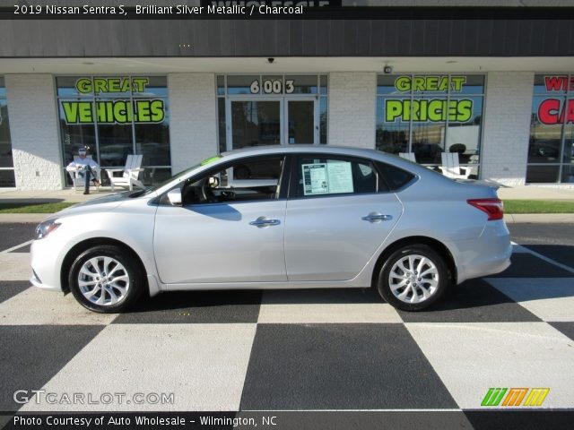 2019 Nissan Sentra S in Brilliant Silver Metallic
