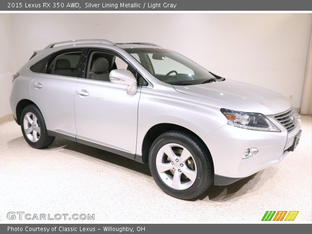 2015 Lexus RX 350 AWD in Silver Lining Metallic