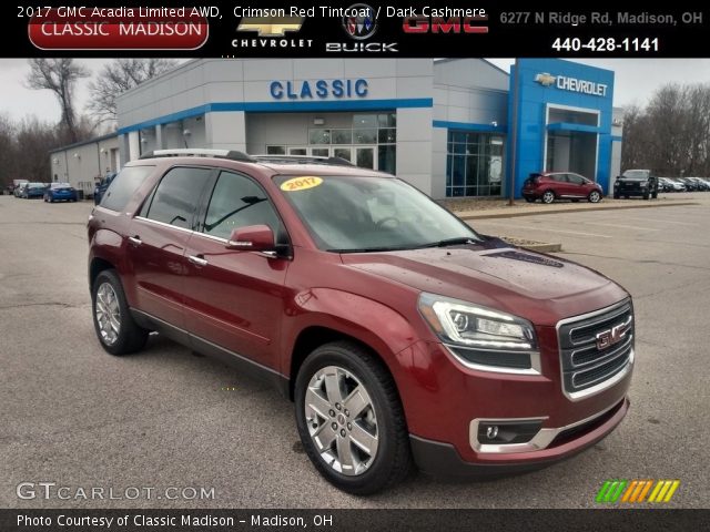 2017 GMC Acadia Limited AWD in Crimson Red Tintcoat