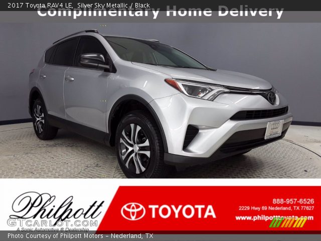 2017 Toyota RAV4 LE in Silver Sky Metallic