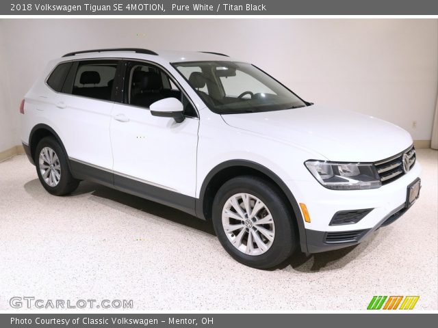 2018 Volkswagen Tiguan SE 4MOTION in Pure White