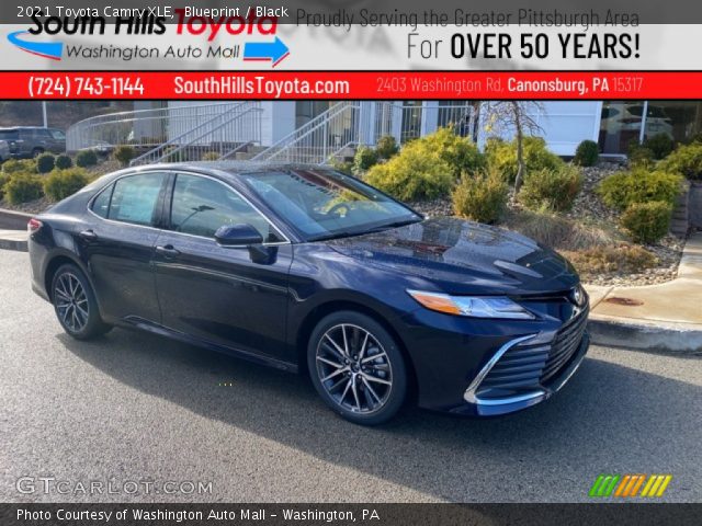 2021 Toyota Camry XLE in Blueprint