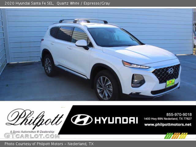 2020 Hyundai Santa Fe SEL in Quartz White