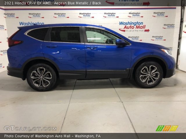 2021 Honda CR-V EX AWD in Aegean Blue Metallic