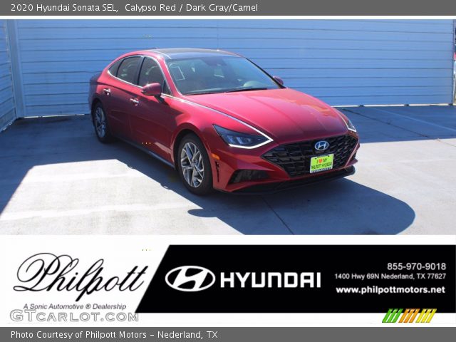 2020 Hyundai Sonata SEL in Calypso Red
