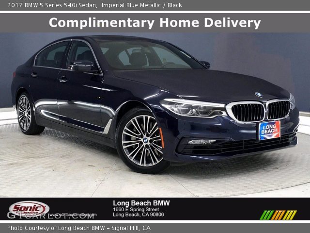 2017 BMW 5 Series 540i Sedan in Imperial Blue Metallic