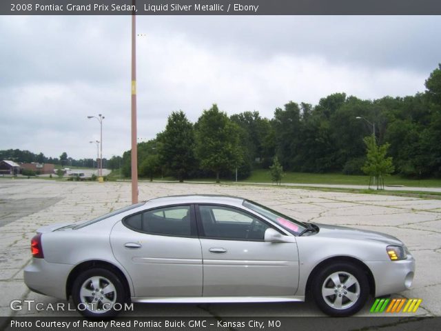 2008 Pontiac Grand Prix Sedan in Liquid Silver Metallic