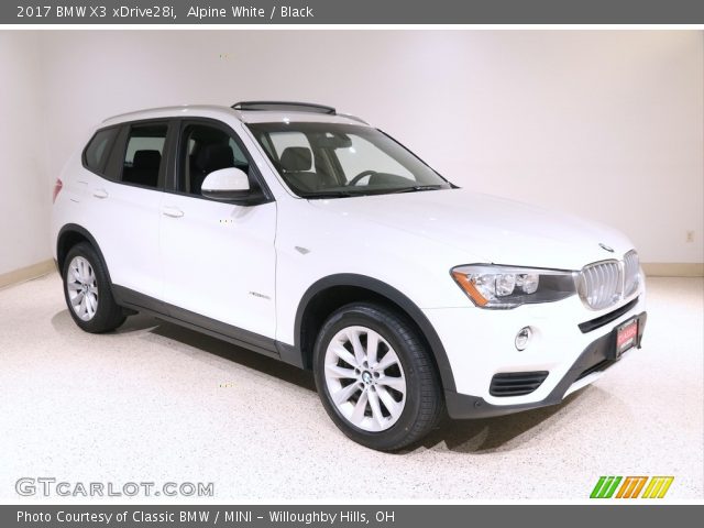 2017 BMW X3 xDrive28i in Alpine White
