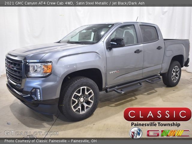 2021 GMC Canyon AT4 Crew Cab 4WD in Satin Steel Metallic