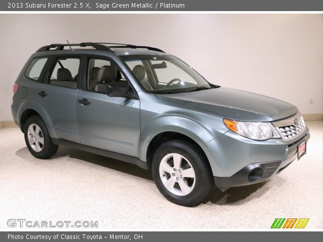 2013 Subaru Forester 2.5 X in Sage Green Metallic