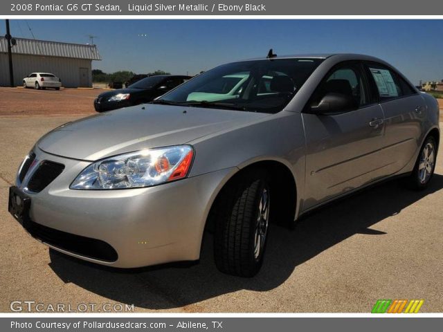 2008 Pontiac G6 GT Sedan in Liquid Silver Metallic