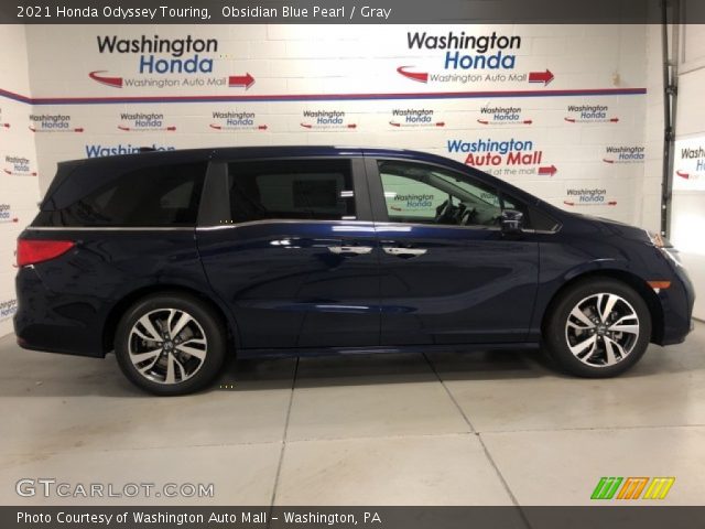 2021 Honda Odyssey Touring in Obsidian Blue Pearl