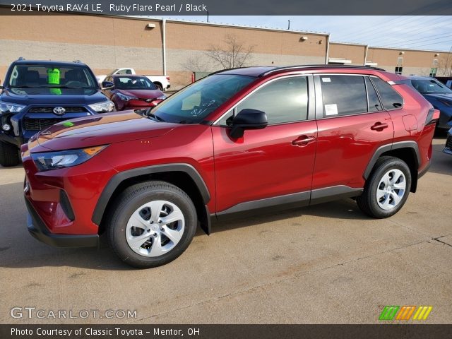 2021 Toyota RAV4 LE in Ruby Flare Pearl