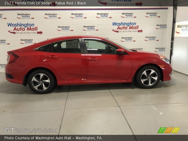 2021 Honda Civic LX Sedan in Rallye Red