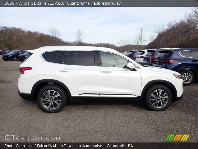 2020 Hyundai Santa Fe SEL AWD in Quartz White