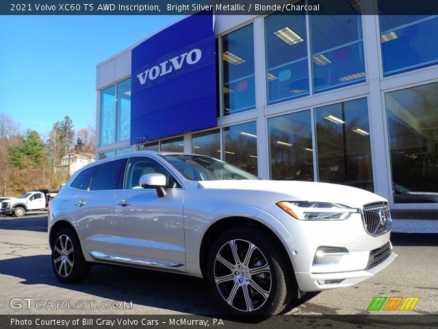 2021 Volvo XC60 T5 AWD Inscription in Bright Silver Metallic