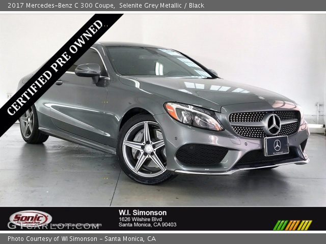 2017 Mercedes-Benz C 300 Coupe in Selenite Grey Metallic
