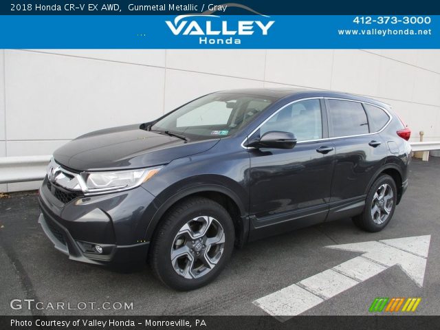 2018 Honda CR-V EX AWD in Gunmetal Metallic