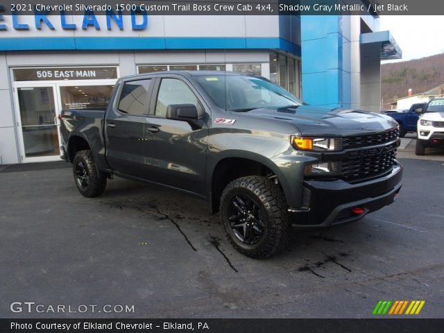 2021 Chevrolet Silverado 1500 Custom Trail Boss Crew Cab 4x4 in Shadow Gray Metallic