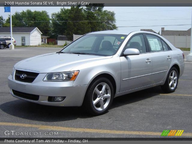 2008 Hyundai Sonata SE V6 in Bright Silver